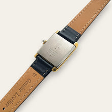 Load image into Gallery viewer, 1980s Raymond Weil Gold Plated Mechanical Tank-Style Vintage Watch
