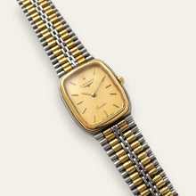 Load image into Gallery viewer, Vintage Longines Two-Tone Slimline Women’s Watch – 1985 Original Papers, Quartz
