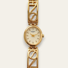 Load image into Gallery viewer, Ladies' Rotary Quartz Watch With Gold-Tone Bracelet and Oval Dial
