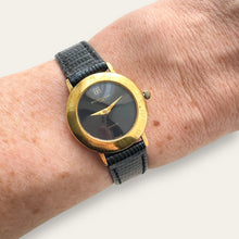 Load image into Gallery viewer, Balenciaga Ladies’ Quartz Watch – Gold-Plated with Leather Strap
