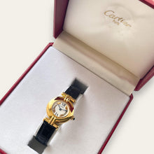 Load image into Gallery viewer, Vintage Cartier Must Colisée Vermeil - GP Silver - Trinity Dial
