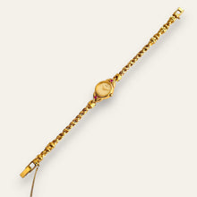 Load image into Gallery viewer, Vintage Seiko Gold Plated Quartz Watch - Rubies, Twisted Chain Bracelet
