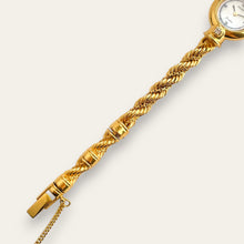 Load image into Gallery viewer, Vintage Seiko Exceline Ladies Gold Plated Quartz Watch - Diamond Accents
