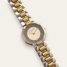 Load image into Gallery viewer, Vintage Two-Tone Christian Dior Ladies' Quartz Watch - Silver Octagon
