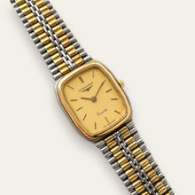 Load image into Gallery viewer, Vintage Longines Two-Tone Slimline Women’s Watch – 1985 Original Papers, Quartz
