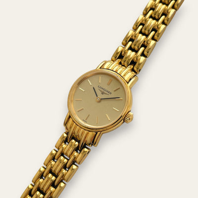 Vintage Longines Presence Ladies Watch | Gold-Plated Bracelet | Quartz, L4.219.2