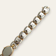Load image into Gallery viewer, Vintage Seiko Gold-Tone Oval Link Bracelet Quartz Watch | 1980s Dress Watch
