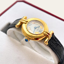 Load image into Gallery viewer, Vintage Cartier Must Colisée Vermeil - GP Silver - Trinity Dial
