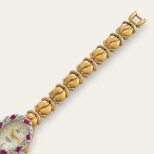 Load image into Gallery viewer, Vintage Jules Jürgensen Ladies Diamond and Ruby Cocktail Watch
