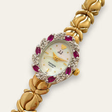 Load image into Gallery viewer, Vintage Jules Jürgensen Ladies Diamond and Ruby Cocktail Watch
