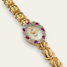 Load image into Gallery viewer, Vintage Jules Jürgensen Ladies Diamond and Ruby Cocktail Watch
