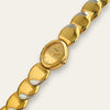 Vintage Seiko Gold-Tone Oval Link Bracelet Quartz Watch | 1980s Dress Watch