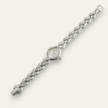 Load image into Gallery viewer, Vintage Seiko Exceline Diamond &amp; Mother of Pearl Dress Watch | 1980s Quartz
