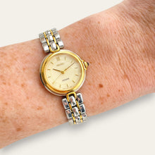 Load image into Gallery viewer, Vintage Seiko Exceline Two-Tone Dress Watch | 1980s Round Case, Quartz
