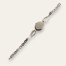 Load image into Gallery viewer, Vintage Seiko Two Tone Teardrop Sculptural Watch - Black Dial, Quartz
