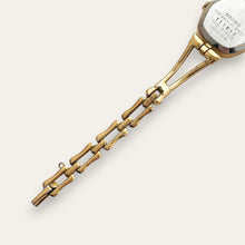 Load image into Gallery viewer, Vintage Seiko Gold Sculptural Dress Watch - Textured Linen Dial, Quartz
