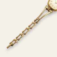 Load image into Gallery viewer, Vintage Seiko Gold Sculptural Dress Watch - Textured Linen Dial, Quartz
