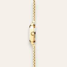 Load image into Gallery viewer, Sekonda Ladies Cushion Case Gold &amp; Black Dial 70s Vintage-Style Quartz Watch
