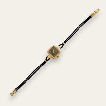 Load image into Gallery viewer, Vintage Bulova Co-Ed 1940 Gold-Filled Ladies Cocktail Watch | Black Dial, Mechanical
