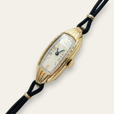 Vintage Bulova Debutante 1937 Ladies Gold-Filled Cocktail Watch, Mechanical