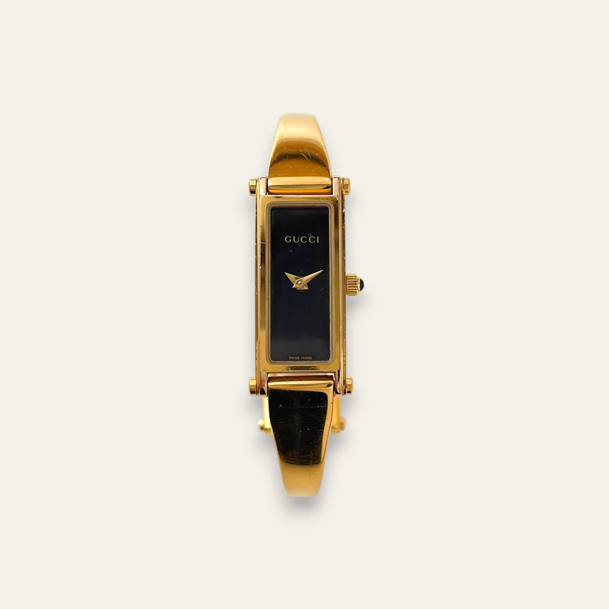 GUCCI 腕時計 1500L GUCCI / グッチ / ヴィンテージ ウォッチ / 1500L / 黒文字盤