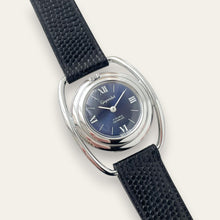 Load image into Gallery viewer, Vintage 1970s Gigandet "Space Age" Mechanical Watch - Blue Dial NOS
