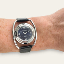 Load image into Gallery viewer, Vintage 1970s Gigandet "Space Age" Mechanical Watch - Blue Dial NOS
