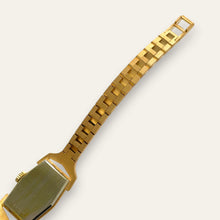 Load image into Gallery viewer, Vintage 1970s Vulcain Swiss Gold Mechanical Watch — Black Dial, NOS
