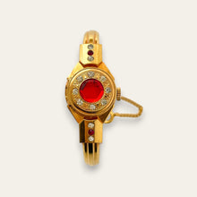 Load image into Gallery viewer, Wilson 17 Jewels Hidden Dial Cocktail Watch, 1970s Vintage Bangle
