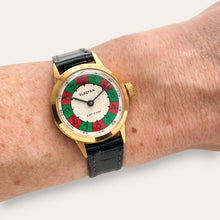 Load image into Gallery viewer, Vintage Electra Roulette Dial Watch | 1970s Swiss Mechanical, NOS
