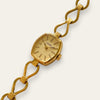 Vintage Roamer Cocktail Watch | 1970s Swiss Mechanical Gold Bracelet