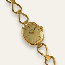 Load image into Gallery viewer, Vintage Roamer Cocktail Watch | 1970s Swiss Mechanical Gold Bracelet
