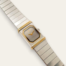 Load image into Gallery viewer, Rare YSL Reverso Watch | Vintage Two-Tone Reversible with Box 1990s
