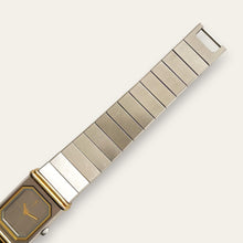 Load image into Gallery viewer, Rare YSL Reverso Watch | Vintage Two-Tone Reversible with Box 1990s
