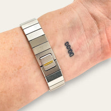 Load image into Gallery viewer, Rare YSL Reverso Watch | Vintage Two-Tone Reversible with Box 1990s
