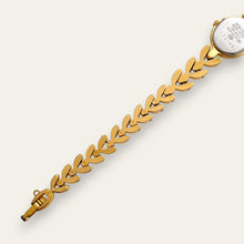 Load image into Gallery viewer, Rare Vintage Seiko Ruby Jewellery Watch | Gold Laurel Bracelet, Quartz

