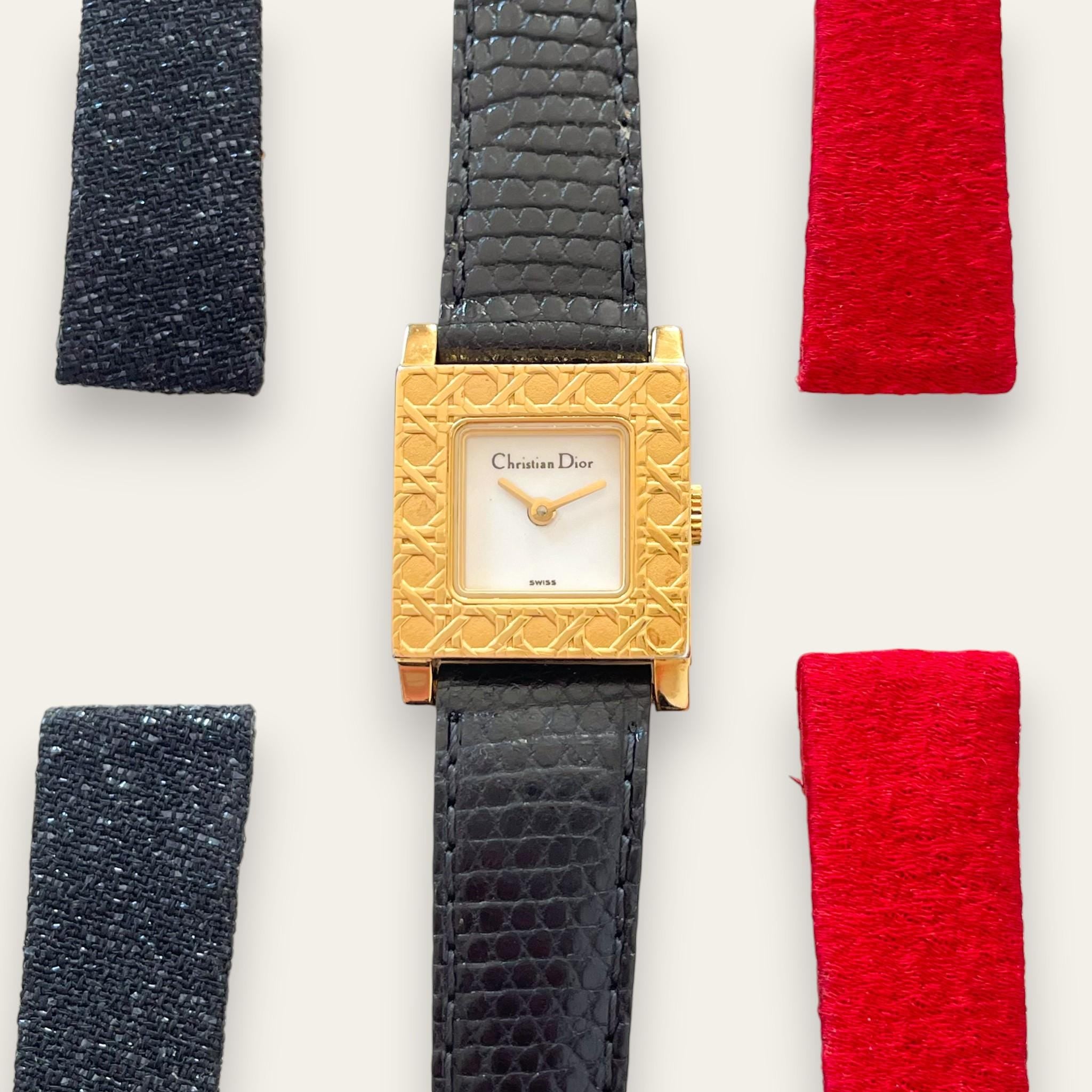 Vintage Christian Dior La Parisienne Gold-Plated Watch | Three