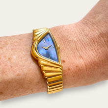 Load image into Gallery viewer, Vintage Seiko Rivoli Ladies Dress Watch, Blue MOP Dial 1N00-5E09 Quartz
