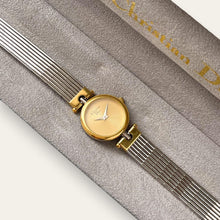 Load image into Gallery viewer, Vintage Christian Dior 3025 — 1990s Gold Dial Two-Tone Watch, Quartz
