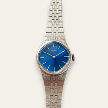 Load image into Gallery viewer, 1976 Vintage Seiko Ladies Mechanical Watch - Metallic Blue Dial
