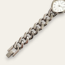 Load image into Gallery viewer, Vintage Seiko Chain Bracelet Watch for Women | Silver-Tone Curb Link, Quartz
