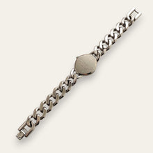 Load image into Gallery viewer, Vintage Seiko Chain Bracelet Watch for Women | Silver-Tone Curb Link, Quartz
