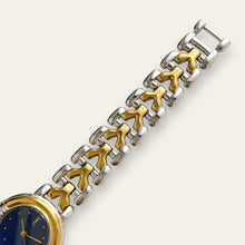 Load image into Gallery viewer, YSL Two-Tone Blue Dial Ladies' Watch - Vintage 1990s Yves Saint Laurent, Quartz
