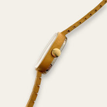 Load image into Gallery viewer, Vintage 1970s Revue Swiss Gold Mechanical Watch — Black Dial, Unworn
