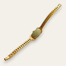Load image into Gallery viewer, Vintage 1970s Vulcain Swiss Gold Mechanical Watch — Black Dial, NOS
