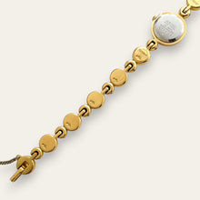 Load image into Gallery viewer, Vintage Seiko Ruby Gold Plated Jewellery Watch Bubble Bracelet, Quartz
