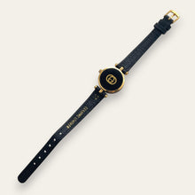 Load image into Gallery viewer, Vintage Gucci Stack Watch | Roman Numeral Dial Gold Black Enamel 2000L
