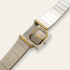Rare YSL Reverso Watch | Vintage Two-Tone Reversible with Box 1990s