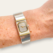 Load image into Gallery viewer, Rare YSL Reverso Watch | Vintage Two-Tone Reversible with Box 1990s

