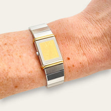 Load image into Gallery viewer, Rare YSL Reverso Watch | Vintage Two-Tone Reversible with Box 1990s
